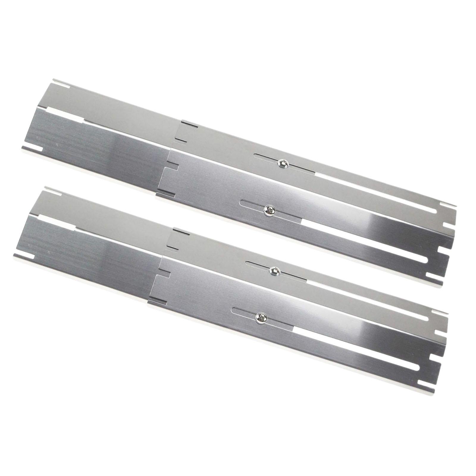 Magideal - El Difusor De Calor De Las Placas Térmicas De La Parrilla Se Extiende Desde 11,75"" Hasta 21"" O 18,8"", Cubierta Del Quemador De La Parrilla De La Barra 2 Piezas