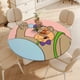 thumbnail image 4 of El Show De Magilla Gorilla theme Fitted Round Tablecloths Elastic Edged Table Covers Waterproof Table Cloth For Kitchen Holiday Party Tables Decor 120cm, 4 of 6