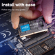 thumbnail image 4 of Memoria Ram Crucial 16GB DDR5 4800MHz SODIMM Notebook, 4 of 4