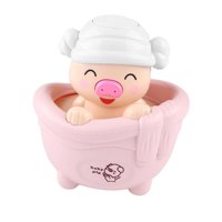 Genérico - Set 6 Juguetes Cerdito Agua Ducha Divertido Baño Bebes Lau