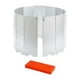 thumbnail image 2 of Parabrisas De Estufa Plegable Portátil Protección Contra El Viento Para Cocina Picnic Al Aire Libre Plata, 2 of 3