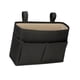 thumbnail image 1 of Bolsa de almacenamiento para colgar en la cama, organizador versátil, fácil de instalar para controles remotos, cuadernos, cesta con bolsillos para ca Negro, 1 of 5