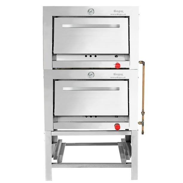 Horno 2 Cámaras Inox. Semi Industrial. 65x65 N°4 Camara Inoxidable_GLP