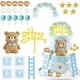 thumbnail image 1 of Set de 28 piezas para decoración de pastel con oso azul para baby shower, 1 of 5