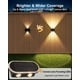 thumbnail image 3 of Luces solares para cerca Hiromeco, paquete de 8, LED impermeables IP65, 3 of 9