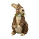 thumbnail image 5 of Preciosas figuras de conejo de Pascua de primavera, de paja, estilo granja, para estantería, adorno de jardín, centro de mesa para exteriores, estatua, 5 of 5