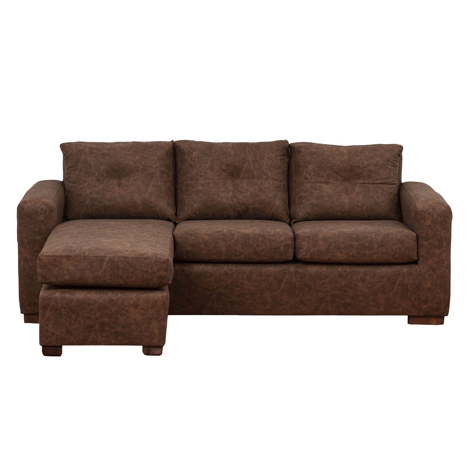 Muebles América - Seccional Multiposiciones Magic Cuero Auris Café