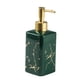 thumbnail image 4 of Dispensador De Jabón Bomba De Mano Organizador De Patrón De Mármol Recargable Para Cocina Verde, 4 of 5
