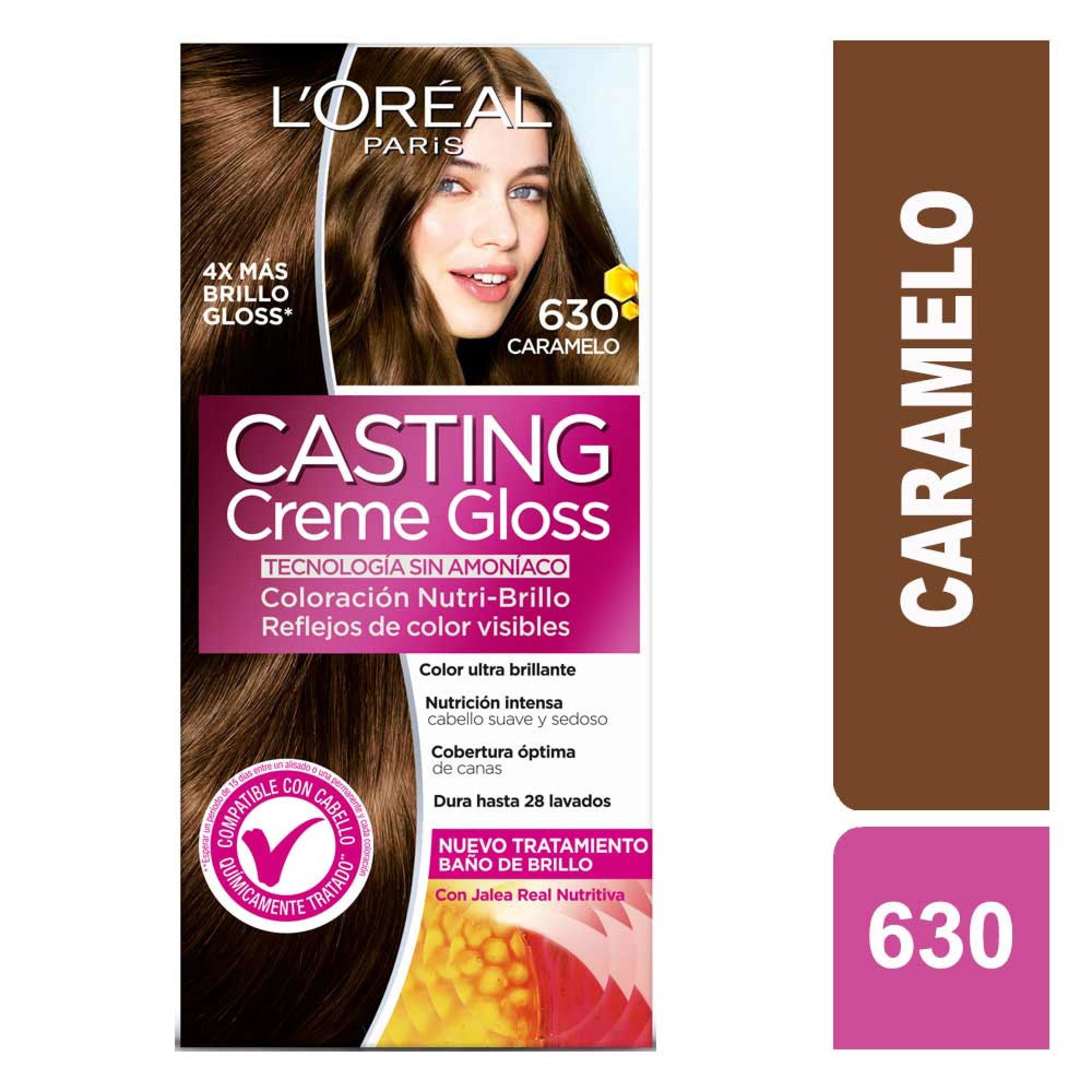 Coloración Casting Cabello Creme Gloss Caramelo 630