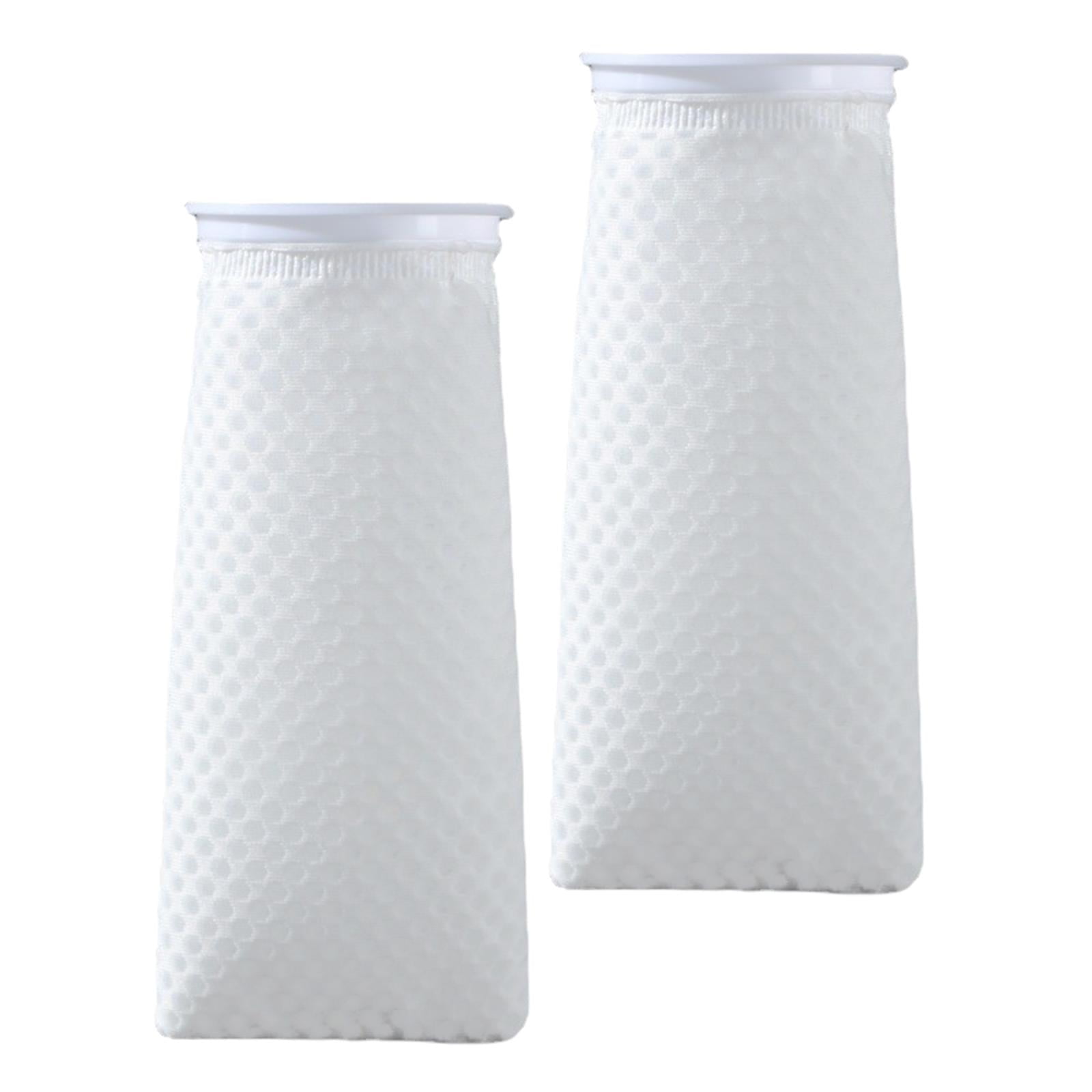 Magideal - 2 Calcetines De Filtro De Acuario, Bolsa De Filtro De Tanque De Peces, Almohadilla De Filtro Lavable De Malla, Calcetines De Manta De Filtro Para Esta