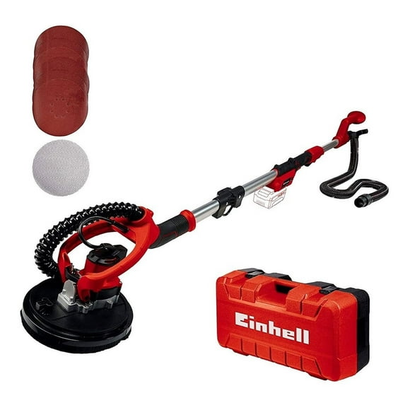 Lijadora De Muro Y Techo Inal. Tp-dw 18/225 Sin Bat. rojo