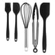 thumbnail image 1 of 5x Utensilios De Cocina De Utensilios De Cocina De Silicona Para Utensilios De Cocina Resistentes Al Calor Negro, 1 of 5