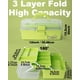 thumbnail image 2 of Organizador de almacenamiento TERGOO Caja para manualidades de 3 capas con asa (verde), 2 of 7