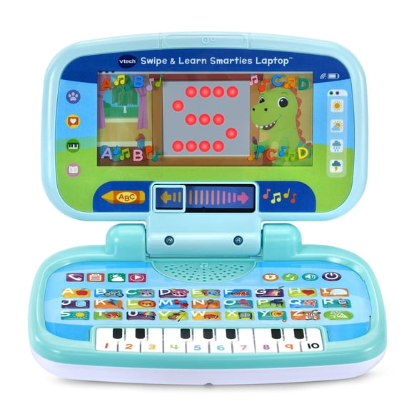 VTech Laptop Inteligente Swipe and Learn Smarties, Azul