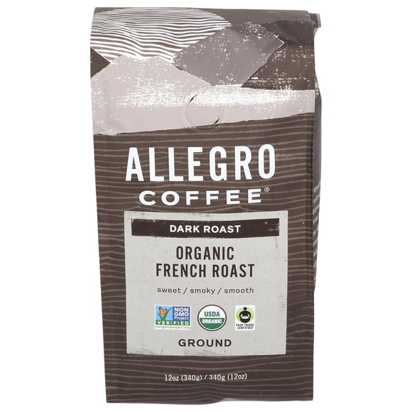 Café Allegro Orgánico Molido Tostado Francés 340 g