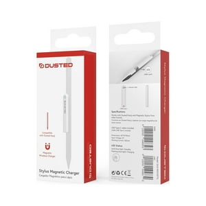 Dusted - Cargador Magnético Inalambrico Para Stylus De Ipad Blanco