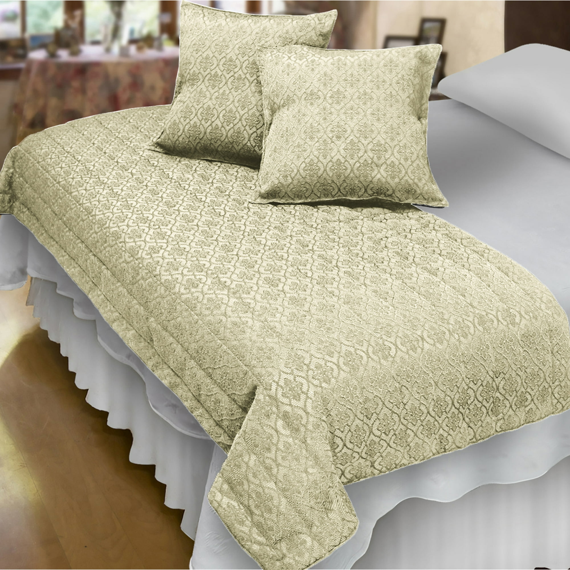 Mallorca - Piecera Con Fundas Sk Alcazar Cruda Reversible