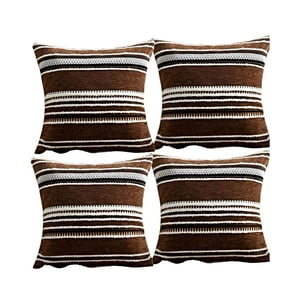 Parati - Juego De 4 Fundas De Cojines Diseño Chenille Lineas Mandala A3