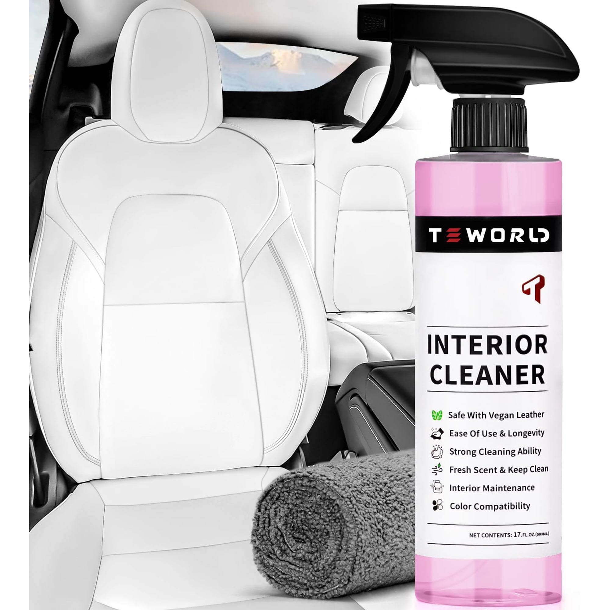 Teworld - Limpiador De Asientos Quitamanchas Biodegradable Para