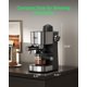 thumbnail image 2 of Cafetera espresso HBN 800 W 2‑4 tazas acero inoxidable, 2 of 7