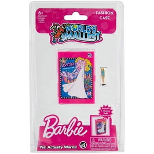 Worlds Smallest - Estuche Moderno Para La Barbie Más Pequeña Del Mundo Con 2 Microfiguras