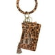 thumbnail image 3 of Llavero De Pulsera Con Borla Y Lazo Leopardo Marrón, 3 of 3