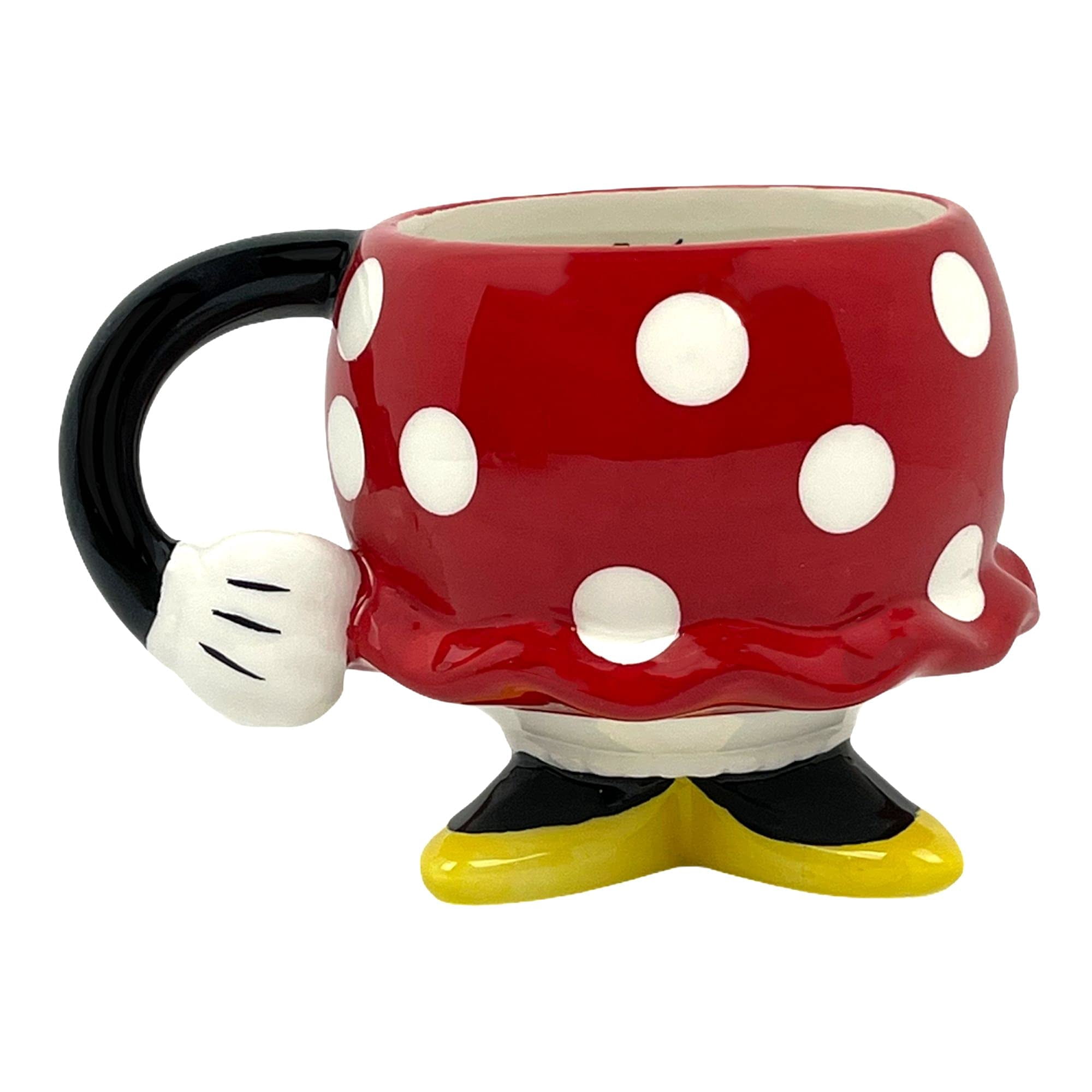Taza Para Beber Fab Starpoint Disney Minnie Mouse Roja 600 Ml