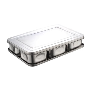 Bothyi - Caja De Almacenamiento De Condimentos, Herramienta Para Hornear, Tarro De Condimentos Para Restaurante, Hogar, Bar, 6 Rejillas