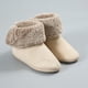 thumbnail image 1 of Pantufla Botin Gamuza Peludo Mujer Flores 33304-17, 1 of 3