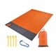 thumbnail image 4 of Manta De Picnic Estera Al Aire Libre Manta De Playa Plegable Para Parque Mochilero Deportes Naranja 140cmx200cm, 4 of 5