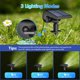 thumbnail image 4 of Luces solares para jardín NYMPHY, paquete de 6, 56 LED, IP68, impermeables, 4 of 6
