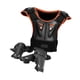 thumbnail image 3 of Traje De Protección Para Motocicleta Para Ni?os, Equipo De Protección Para Motocross, Talla M, Naranja Y Negro, 3 of 5