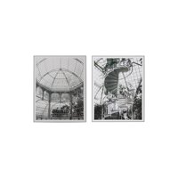 Vgo - Set 2 Cuadros 40X50 Mad C/Lam