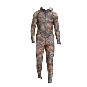Genérico - Traje De Neopreno De Cuerpo Entero De Camuflaje Para Hombre Buceo Surf Pesca Submarina M