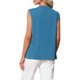 thumbnail image 3 of INSPIRE CHIC Blusas de Maternidad para Mujeres, Camisetas sin Mangas con Pliegues Peplum, Manga Corta, Camisa Casual Elegante para el Embarazo, M Azul Lago, 3 of 6