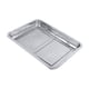 thumbnail image 5 of Bandeja Para Hornear Galletas, Barbacoa, Fácil De Limpiar, Para Reuniones Familiares, Pasteles, Con Rejilla, 36 Cm X 27 Cm X 4,8 Cm, 5 of 5