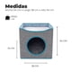 thumbnail image 2 of Cama Mascota Soft Confort Transportable Con Techo 34cm, 2 of 7