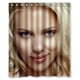 thumbnail image 1 of Cortina de ducha Scarlett Johansson, juego de cortinas de baño con ganchos, tamaño 60 x 72 pulgadas, 1 of 3