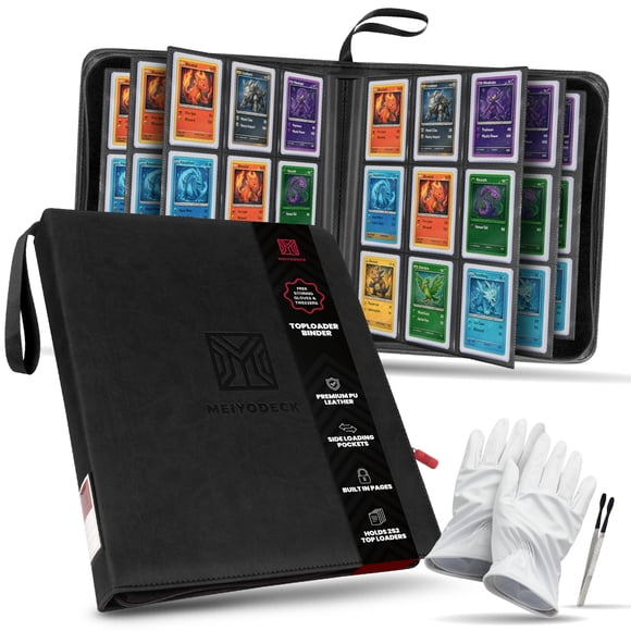 Carpeta Toploader Para 252 Cartas 9 Bolsillos