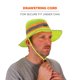 thumbnail image 5 of Sombrero Ergodyne Hi-vis Ranger Lime 150D de poliéster, 5 of 6