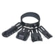 thumbnail image 2 of Heavy Duty Tool Belt Loop 5 en un Cinturón de Herramientas Ajustable Y Bolsas Adecuado para Electricistas de Agua Decorador Almacenamiento de Tr , negro, 2 of 5