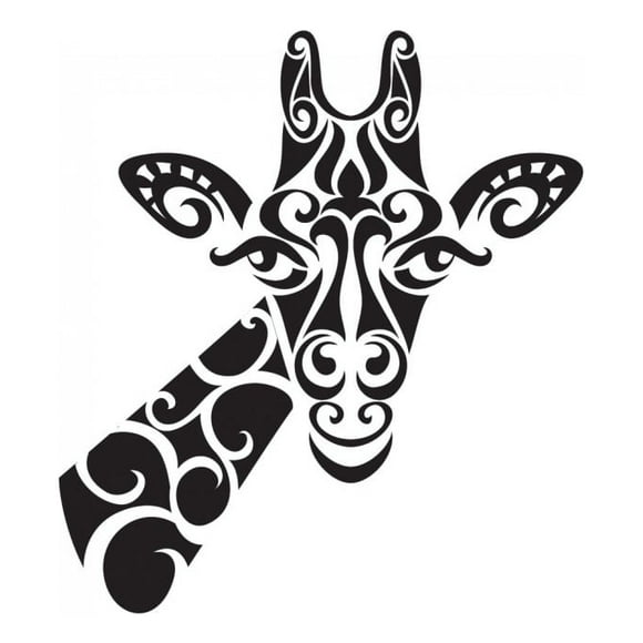 Decomural Tribal Giraffe WS-44917