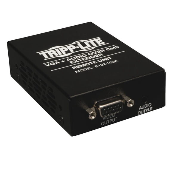 Receptor extensor VGA con audio sobre Cat5/Cat6 Tripp Lite