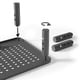 thumbnail image 4 of Soporte de monitor EVOOMI Back Saver para escritorio, paquete de 2 con bridas, 4 of 7