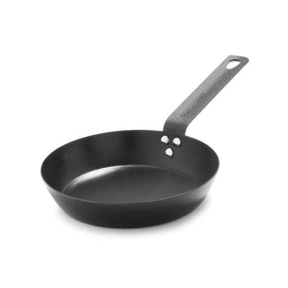 Sartén Merten & Storck de acero al carbono presazonada de 8 pulgadas
