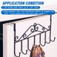 thumbnail image 2 of Organizador SsawCasa con 7 ganchos para colocar sobre la puerta, 2 of 9