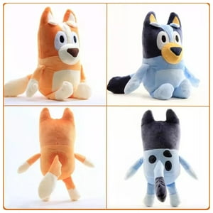 Genérico - Juguete Pack 6 Peluches Llaveros Familia Bingo 13Cm Infantil