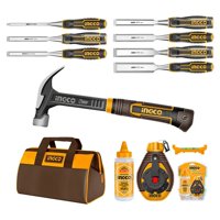 Set Herramientas Carpinteria Industrial 10 Piezas Ingco