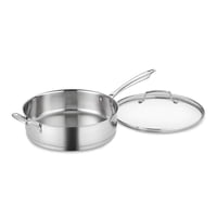 Sartén Cuisinart Professional De Acero Inoxidable De 6 Litros Con Tapa