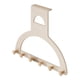 thumbnail image 2 of Gancho Para Colgar Toallas Ligero Y Multiusos Para La Puerta, Ideal Para Oficina, Dormitorio, Bolsos, Color Crema, 2 of 5